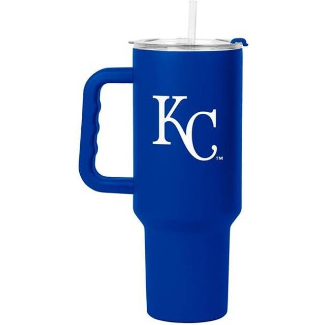 Logo Brands 514-S40PTC-34 Kansas City Royals 40 oz Flipside Powder Coat Tumbler