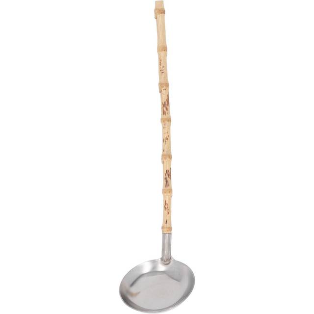 Stainless Steel Hot Pot Ladle Anti Scalding Heat Insulation Long Handle Hotpot Ladle Bamboo Handle Black Handle Leaky Spoon