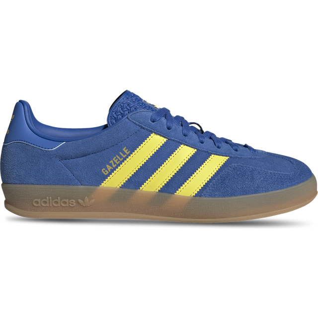 国内配送 adidas GAZELLE INDOOR BLUE/PURE SULFUR/GUM Adidas Gazelle Indoor - Blue/Pure Sulfur/Gum • Price »