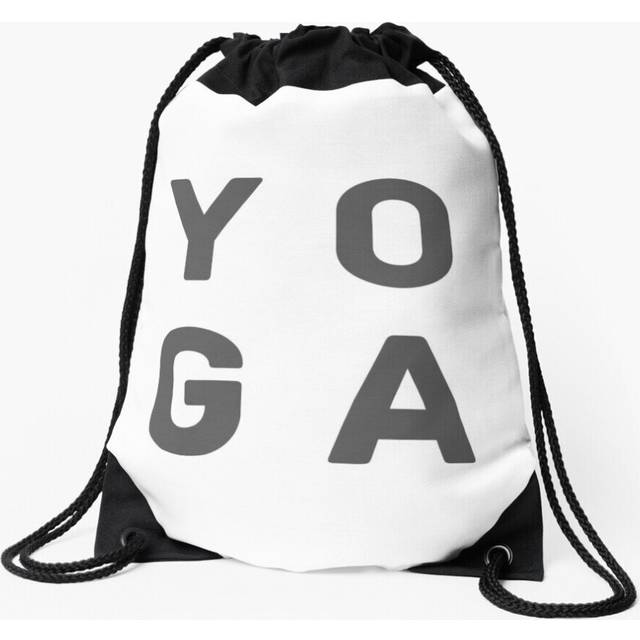Drawstring Bag YOGA Simple Sport Gym Shoe Backpack