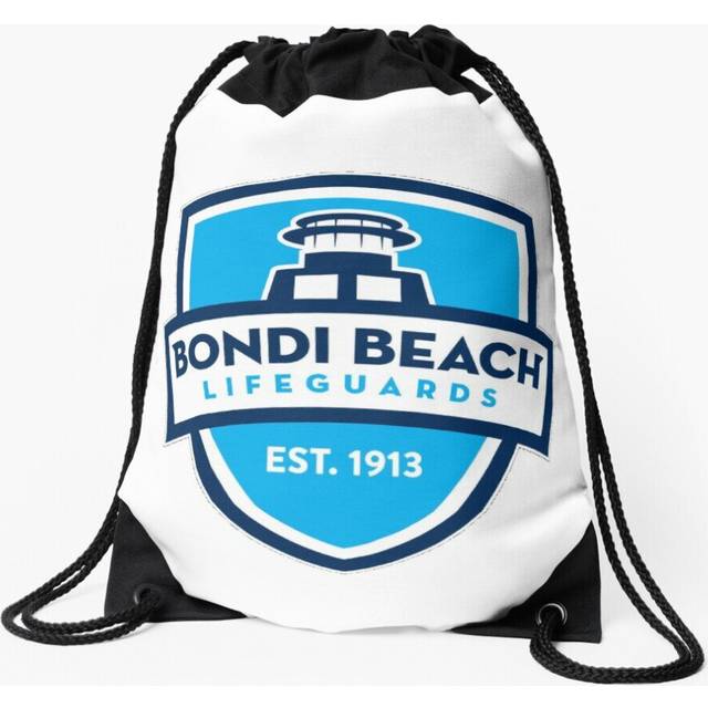 Drawstring Bag Bondi beach rescue  Sport Gym Shoe Backpack