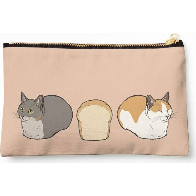 Makeup Bag Cat loaf Cosmetic Organizer Tyvek Paper Bags Zipper Pouch