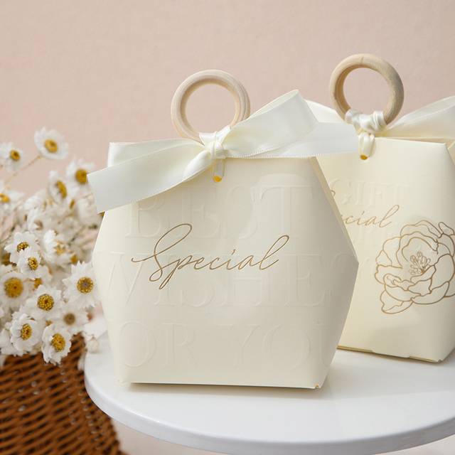 TEMU 20pcs New Wedding Favor Boxes Candy Packaging Bags For Bridal Shower Favors