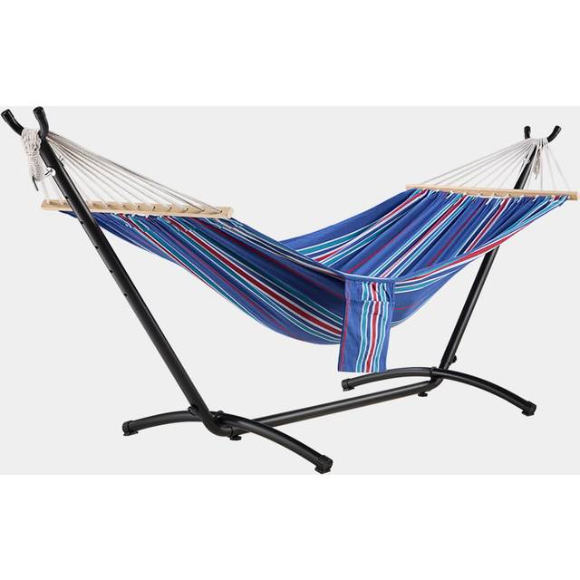 Hammock with Stand - Blue (100cm H X 290cm W X 90cm L)