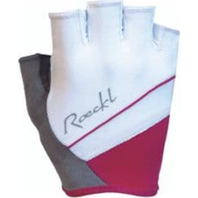 Roeckl Denice - Cykelhandskar White/Raspberry 8.5