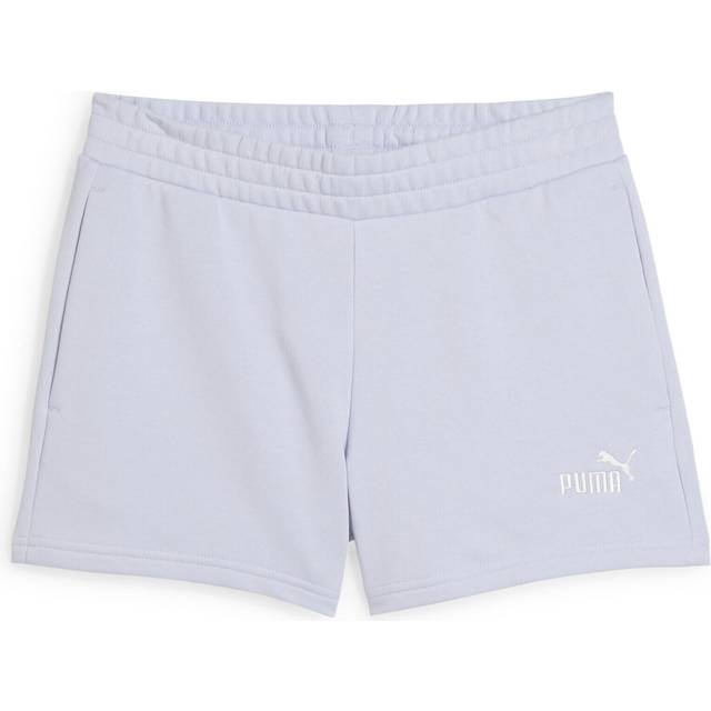 Puma Womens Essentials Small No 1 Logo 4 Shorts - Grey, Cool Weather, Size M, Women