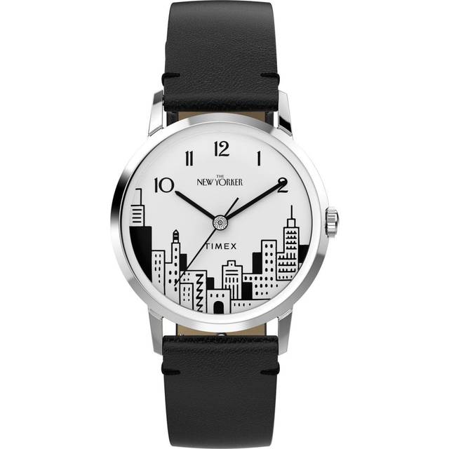 Timex New Yorker Marlin Hand Wind 34mm 3ATM Watch TWG066100