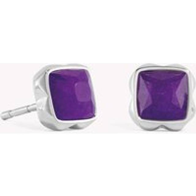 Coeur De Lion Elegance Gemstones Earrings Sugilite February Birthstone For Women - multi