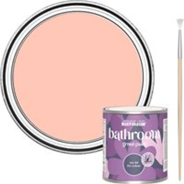 Rust-Oleum Bathroom Grout Paint - Happy As A Clam 250ml - - Pink