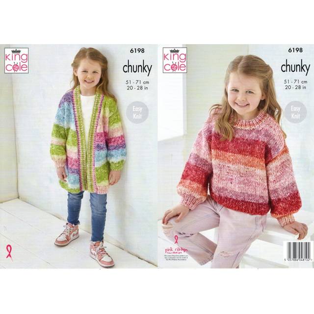 Jacket and Sweater in King Cole Hedgerow Chunky (6198)