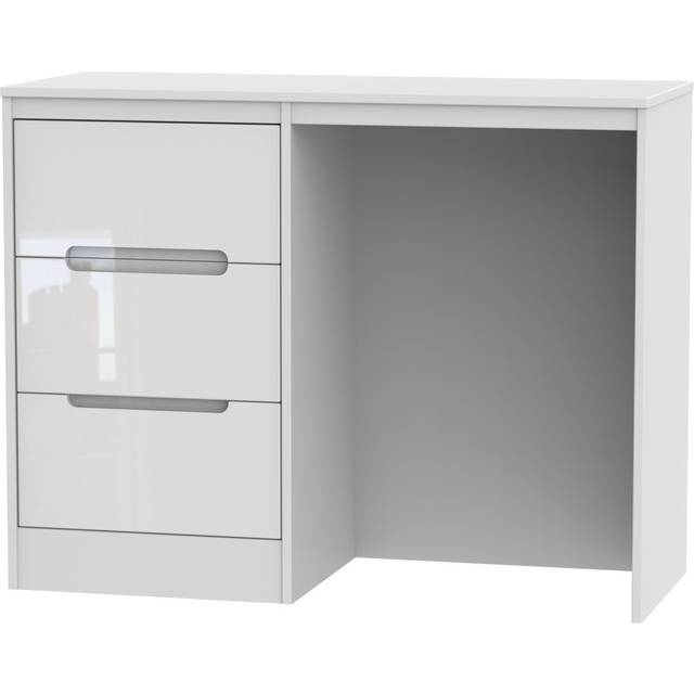 Fully Assembled Grety Dressing Table - White (78.8cm H X 93cm W X 41.5cm D)