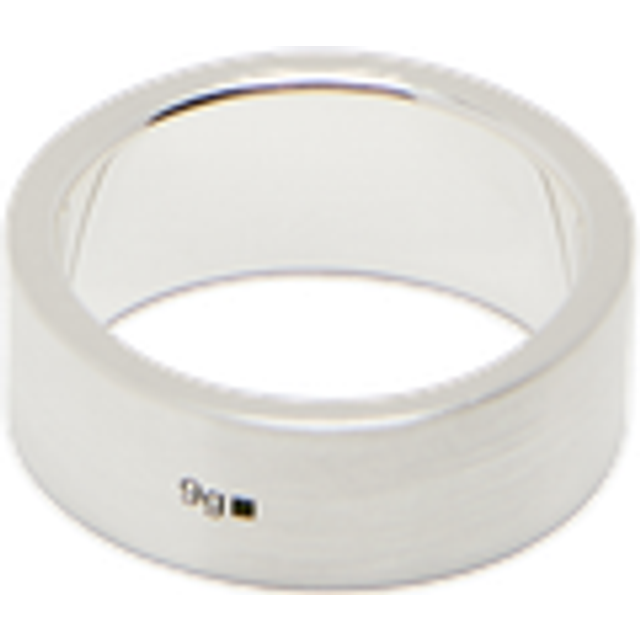 Anneau ruban le 9g en argent lisse brossé - Argent - T57