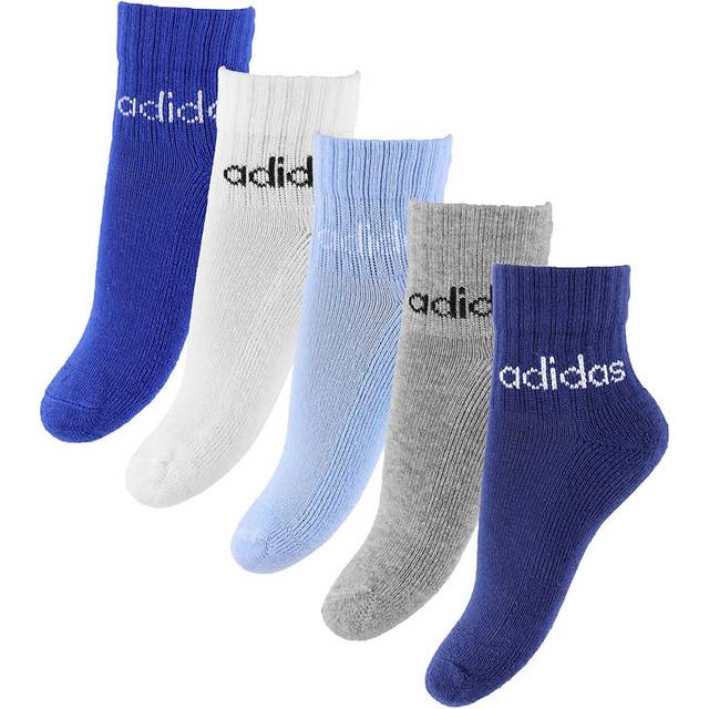 adidas Sport Performance - Ankelstrumpor Kids Lin Ank 5-pack - Blå