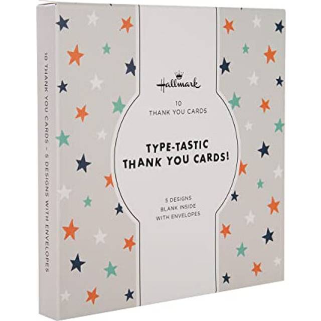 Thank You Cards - Multipack of 10 in 5 Contemporary Designs