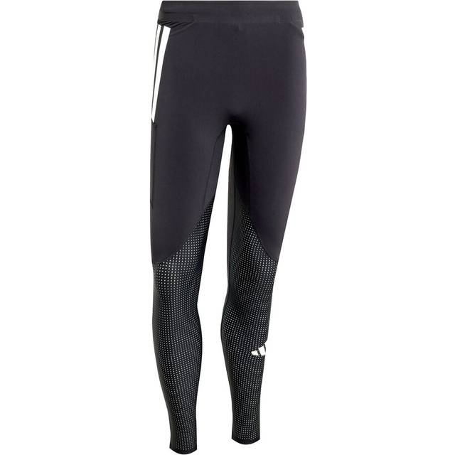 adidas performance – Adizero – Svarta, långa löpartights-Svart/a