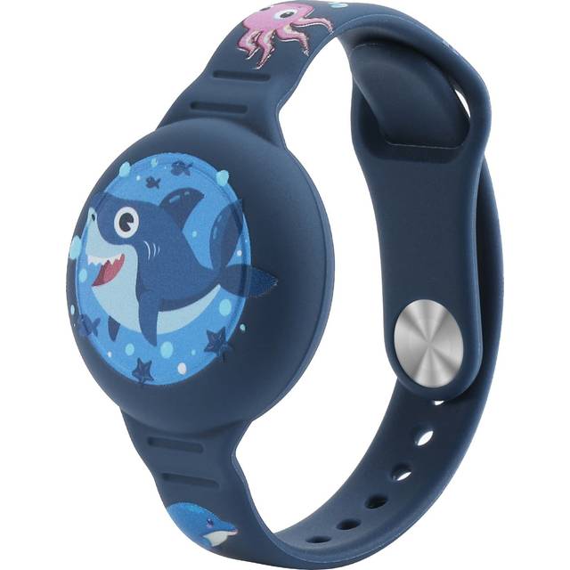 Apple AirTag Nylonarmband Barn blå
