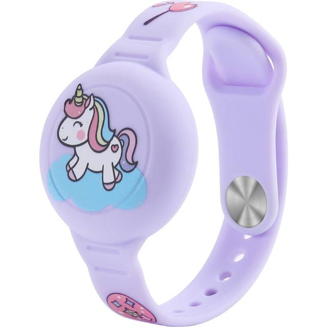 Apple AirTag Silikonarmband till barn, blå