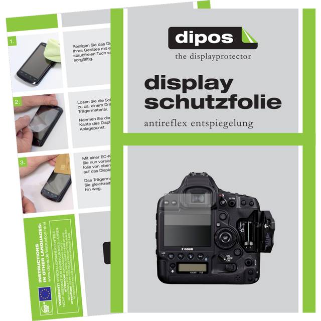 2x screen protector for canon eos 1dx mark iii protection anti glare dipos