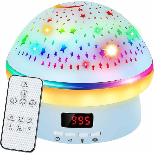 (As show, One size) Night Light For Kids With Timer, Toys Gifts For 3-8 Year Old Girls Boys, Rotatable Galaxy Star Projector Kids Night Light