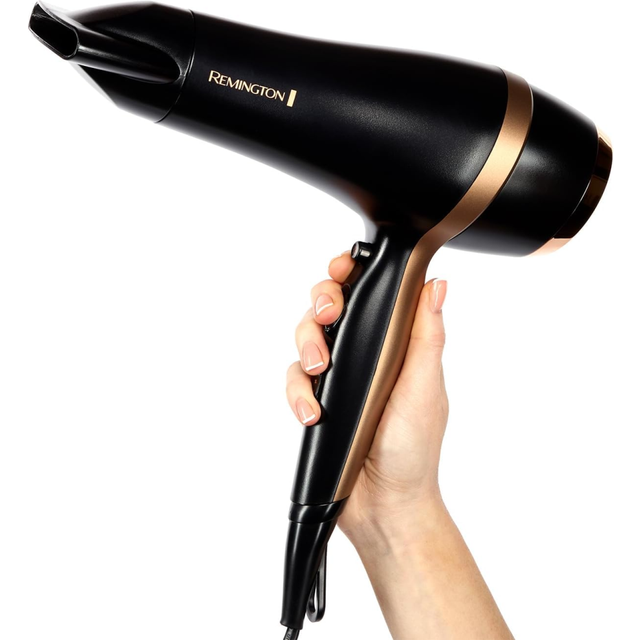 Remington Hair Dryer (Gift Set with Concentrator & Diffuser, Ceramic Ionic Grille, 3 Heat & 2 Speed Settings and Cool S