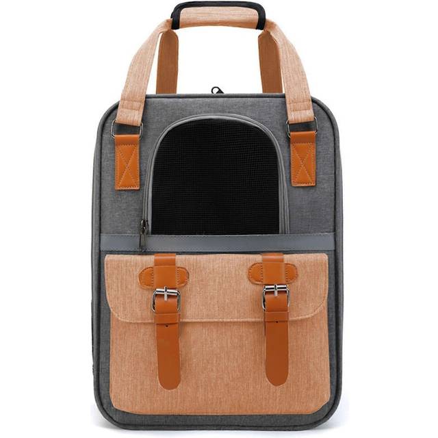 (Orange, One size) 2025 New Pet Carrier Backpack, Cat Small Dog Backpack Carrier for Traveling Hiking Outdoor