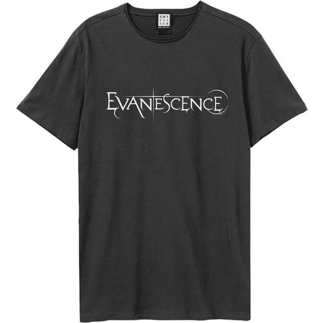 (3XL, Charcoal) Amplified Unisex Adult Evanescence Logo T-Shirt
