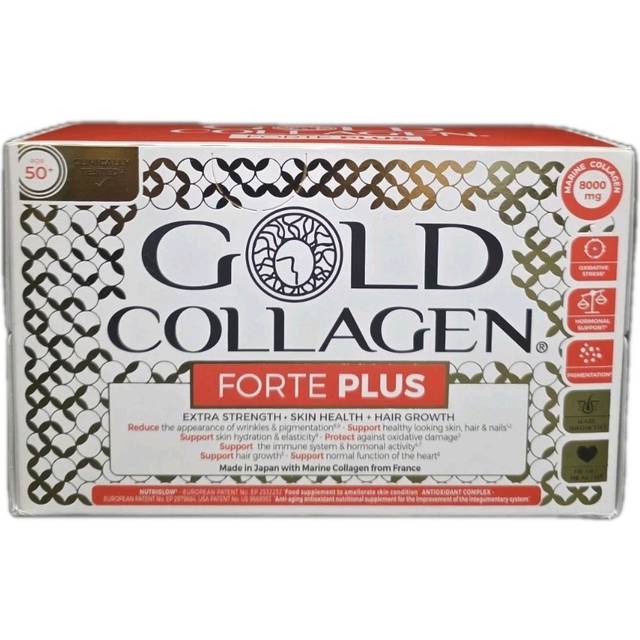 GOLD COLLAGEN New Forte Plus, for Women & Men, 1 Pack 10x50ml