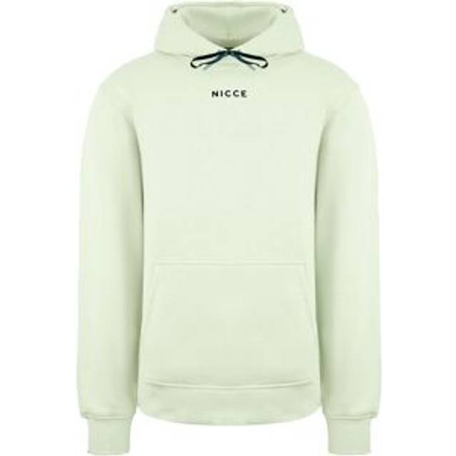 NICCE Venture Mens Cream Hoodie - Mint Cotton - Size Large