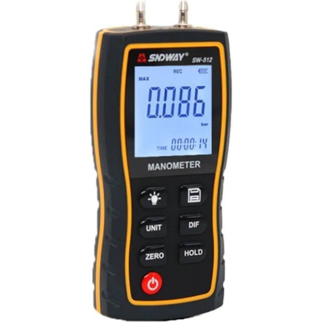 SW512 High Precision Digital Positive and Negative Differential Pressure Tester