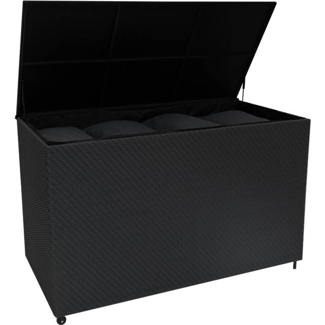 (Storage Box 996L, Black) Rattan Modular Garden Furniture