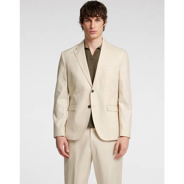 Selected Homme – Ascot – Gräddvit kavaj med regular fit-Vit/a