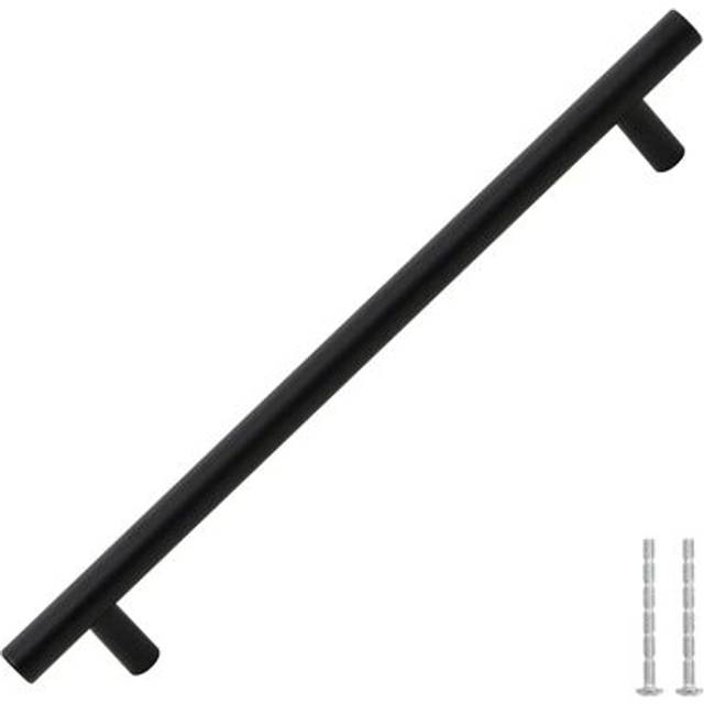 vidaXL Skåphandtag 5 st svart 192 mm rostfritt stål
