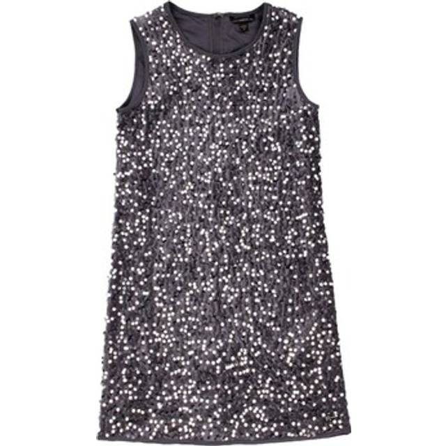 Guess Kids Sequins Midi Dress - Silver - 12