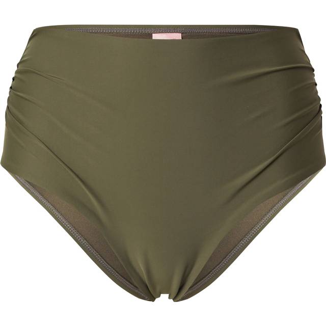 Hunkemöller Luna High-Waisted Shaping Cheeky Bikini Bottoms Green
