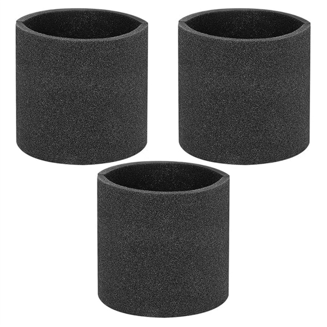 3 Pack 90585 Foam Sleeve VF2001 Replacements Filters for Wet Dry Vacuum Cleaner, Replace Parts 9058500
