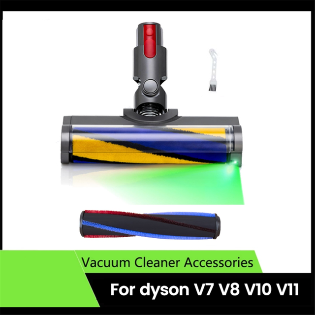 LED Soft Roller Clean for V7 V8 V10 V11 Vacuum Attachments