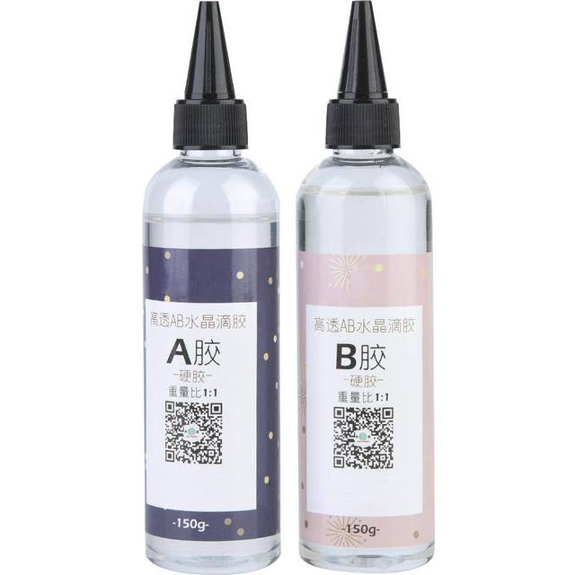 Jewelry Making(100g（1:1）) Epoxy Resin Clear Kit High Transparent Crystal AB Drop Glue for DIY Art Crafts for DIY Art Crafts, Jewelry Making(100g（1:1）) Handcraft Materials