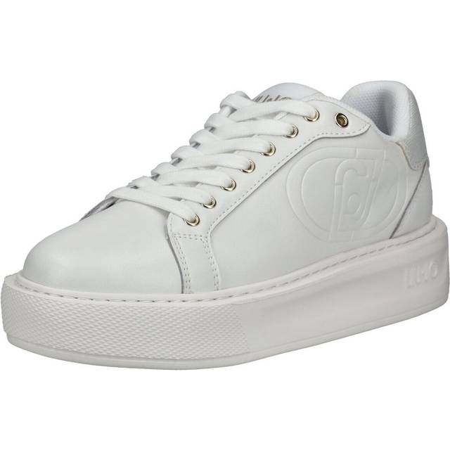 Liu Jo, Sneakers, female, White, 6 UK, Durable Leather Sneaker with Excellent Grip