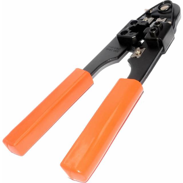 kenable Crimper for RJ45 Modular Ends Plugs Cut and Strip Cable Tool