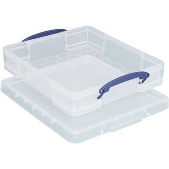 Really useful box plastic storage 7 litre clear,40lx35wx8.5d 40lx35wx8.5d cm