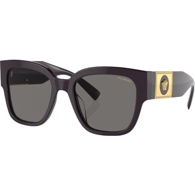 Versace VE4437U Women's Pillow Sunglasses, Bordeaux