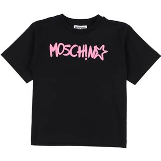 Moschino Kid Maxi T-shirt M/c Toddler Girl T-shirt Black Size 4 Cotton, Elastane