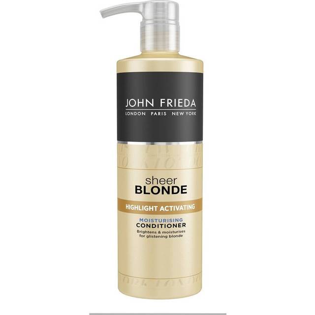 John Frieda Sheer Blonde Highlight Activating Moisturising Conditioner For Lighter Blondes 500Ml