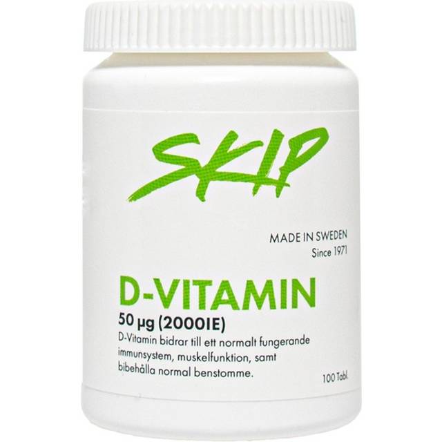 Skip D-vitamin 50 µg 100 tabletter