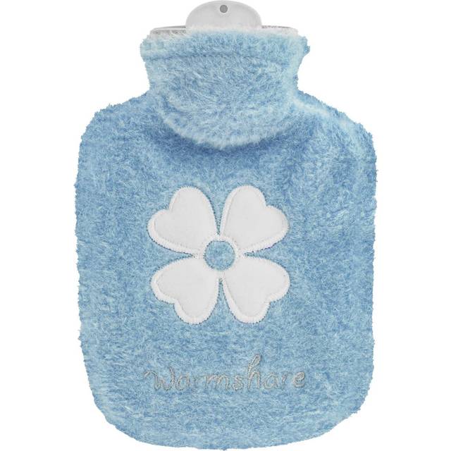 Hot Water Bottle, 500ml Small Hot Water Bottle with Cover Warm Water Bag with Soft Premium Faux Fur Cover 2-in-1 Water Bag for Cold & Hot Compress