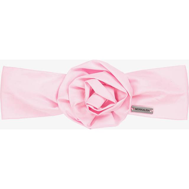Monnalisa Girls Pink Rose Headband - 10-12 year