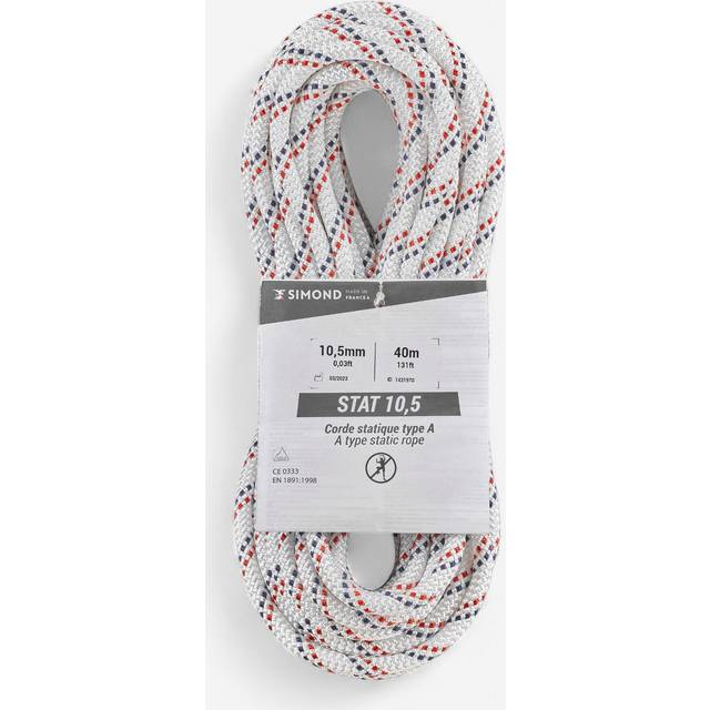 Semi-static Rope 10.5 mm X 40 m - Stat 10.5 White
