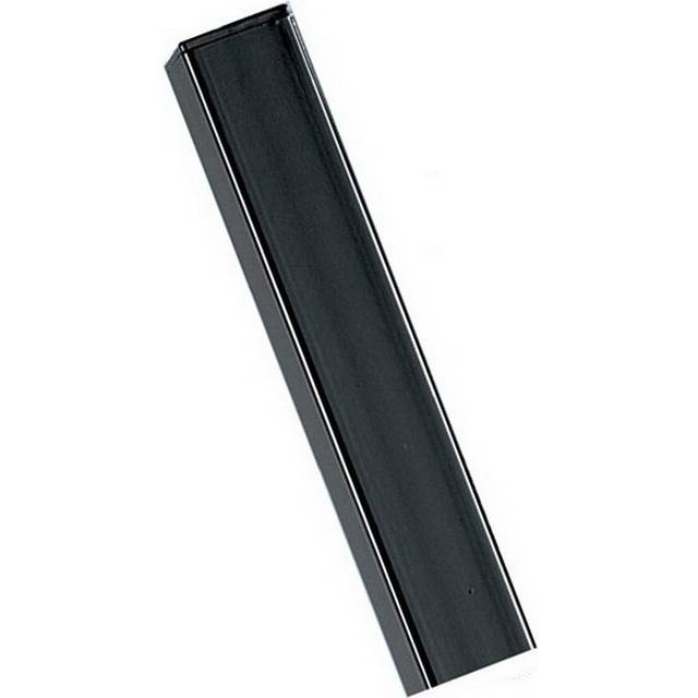 Lepine Rosalind Wheeler Concrete-In 70mm Sq Blank Metal Post, Flat Top or Ball Top - Black (7cm Sq X 140cm H Flat Top)