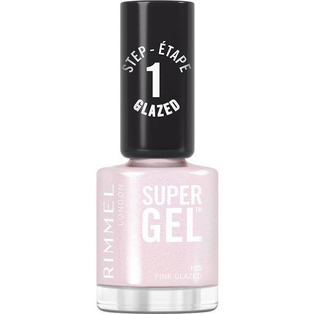 Rimmel Super Gel Geleneglelak UV/LED Forsegling Skygge 105 - Pink Glazed 12ml