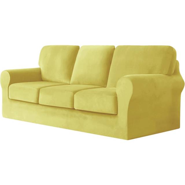 Outdoor Patio Sofa Cover - Yellow (230cm H X 300cm W X 107cm D)